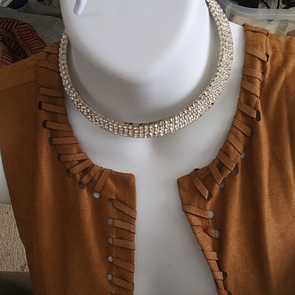 Fake suede halter /swim top  $28 + free scarf ,hat or belt Enjoy 5 - Picture 7 of 13